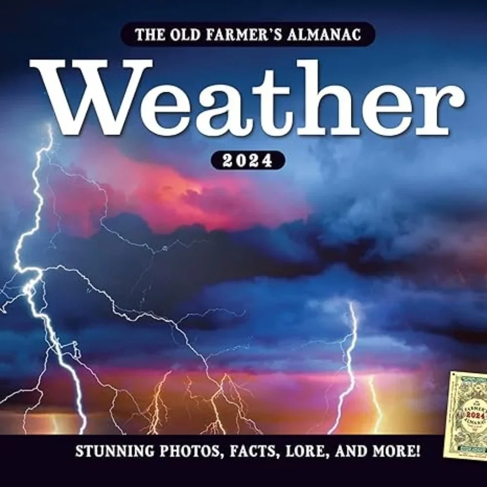 The 2024 Old Farmer’s Almanac Weather Calendar Paperback - 8.1.23 - SEALED